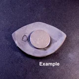 Magnetic Shawl Closure - Raku in Our Foggy Dew Glaze